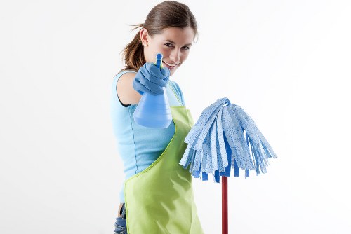Steam carpet cleaning equipment refreshing a Sutton home carpet