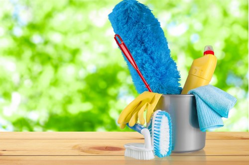 Keyboard navigation and focus indicators on a cleaning services page