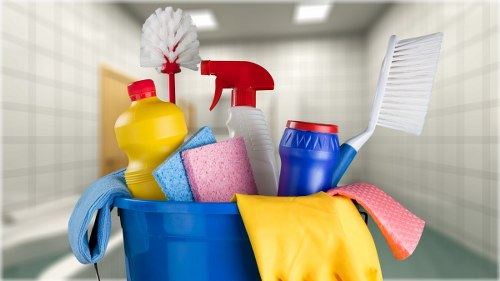 Domestic cleaner preparing a tidy living room in Sutton