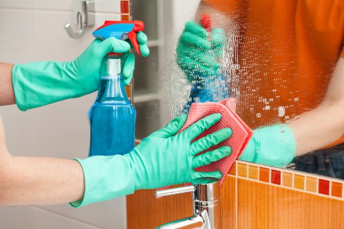 Team commitment to preventing modern slavery at Cleaners Sutton