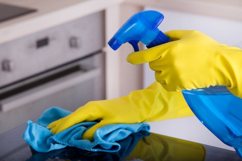 Kitchen cleaning service in a Sutton home