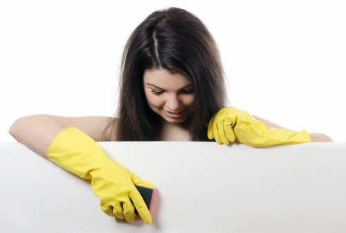 Kitchen and bathroom regular cleaning in Sutton property