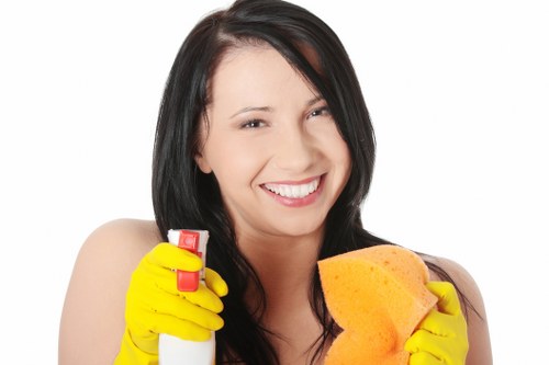 Local Sutton cleaners preparing bedrooms and hallways for handover