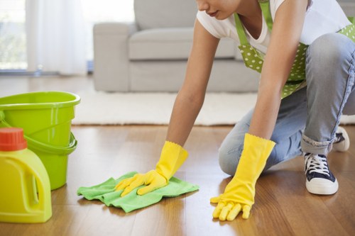 Clean and refreshed hard flooring after professional treatment